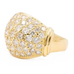 Bague Boule En Or Jaune Et Diamant 9 Bague Boule En Or Jaune Et Diamant -Castafiore Boutique bague boule en or jaune et diamant 153413