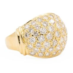 Bague Boule En Or Jaune Et Diamant 13 Bague Boule En Or Jaune Et Diamant -Castafiore Boutique bague boule en or jaune et diamant 948560