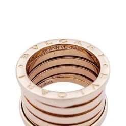Miller Bague BULGARI, “B.Zero1 XXth Anniversary”, En Or Rose -Castafiore Boutique bague bulgari bzero1 xxth anniversary en or rose 103776