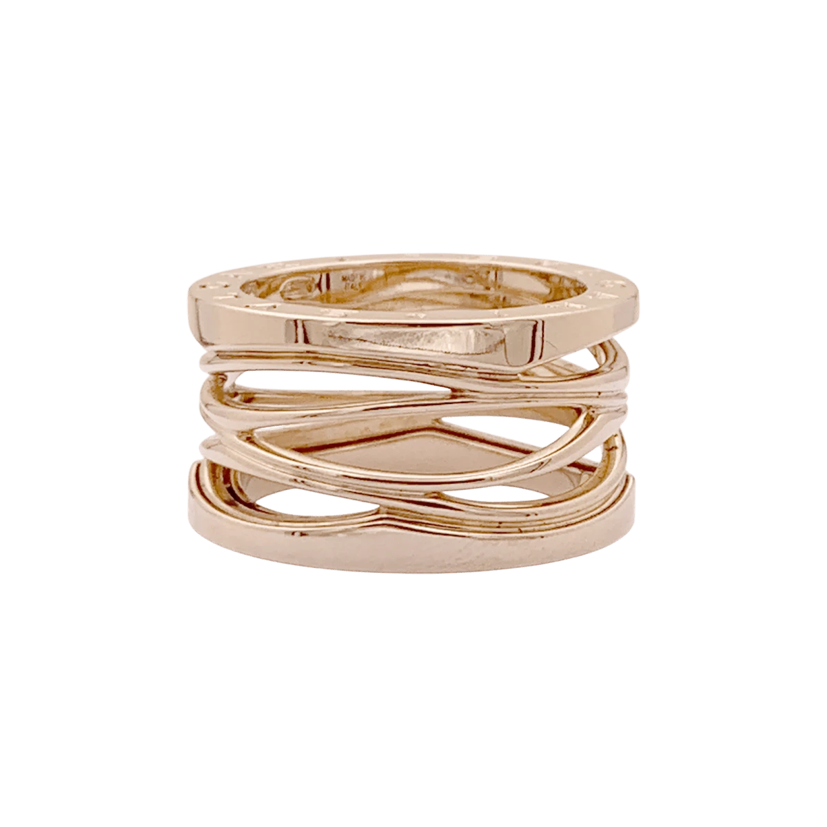 Miller Bague Bandeau BULGARI "B.Zero1 Zaha Hadid" En Or Rose 5 Miller Bague Bandeau BULGARI "B.Zero1 Zaha Hadid" En Or Rose – Image 5