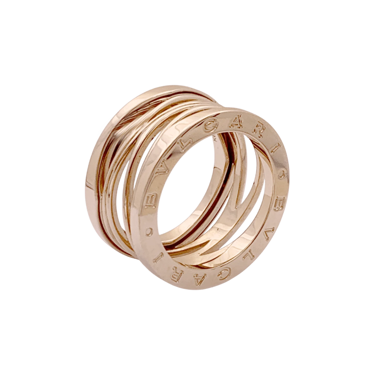 Miller Bague Bandeau BULGARI "B.Zero1 Zaha Hadid" En Or Rose 4 Miller Bague Bandeau BULGARI "B.Zero1 Zaha Hadid" En Or Rose – Image 4