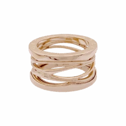 Miller Bague Bandeau BULGARI "B.Zero1 Zaha Hadid" En Or Rose