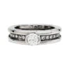 Miller Bague "B.Zero1" BULGARI, Or Blanc Et Diamants