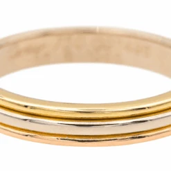 Bague CARTIER Alliance En Or Jaune, Rose Et Blanc -Castafiore Boutique bague cartier alliance en or jaune rose et blanc 127591