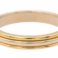 Bague CARTIER Alliance En Or Jaune, Rose Et Blanc -Castafiore Boutique bague cartier alliance en or jaune rose et blanc 372181