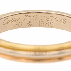 Bague CARTIER Alliance En Or Jaune, Rose Et Blanc -Castafiore Boutique bague cartier alliance en or jaune rose et blanc 710040