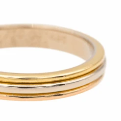 Bague CARTIER Alliance En Or Jaune, Rose Et Blanc -Castafiore Boutique bague cartier alliance en or jaune rose et blanc 816543