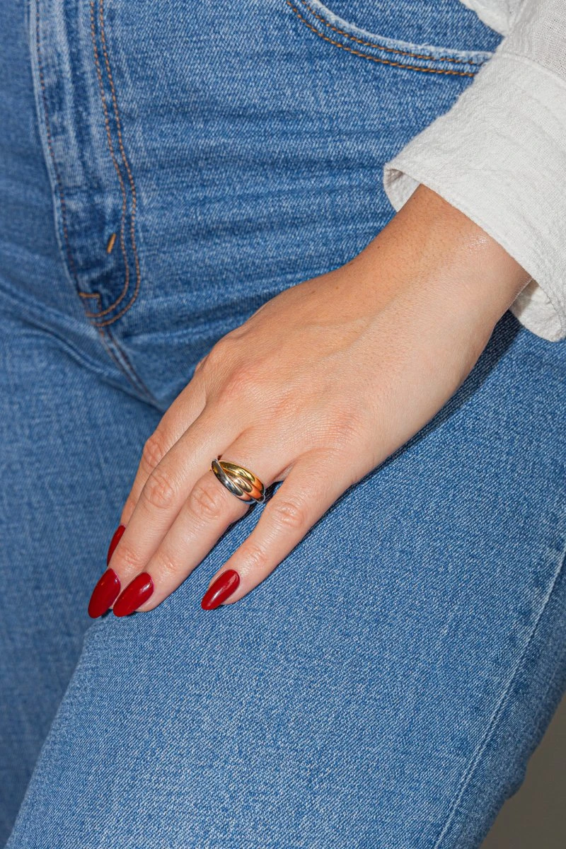 Bague Cartier Alliance Trinity Or Rose 8 Bague Cartier Alliance Trinity Or Rose – Image 8