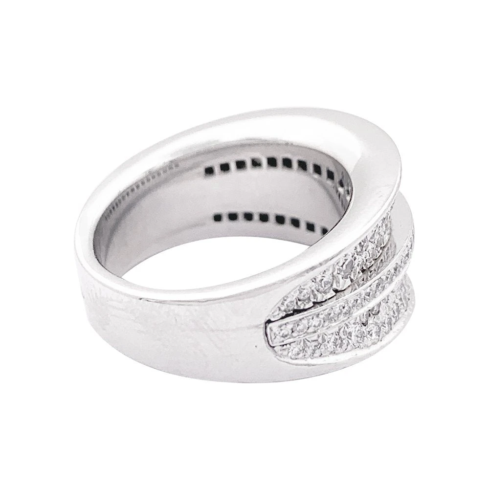 Miller Bague CARTIER "Barrette" En Or Blanc Et Diamants 6 Miller Bague CARTIER "Barrette" En Or Blanc Et Diamants – Image 6