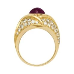 Miller Bague Cartier En Or Jaune, Diamants Et Rubis -Castafiore Boutique bague cartier en or jaune diamants et rubis 750676