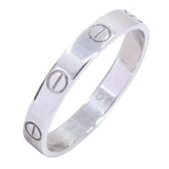 Bague CARTIER "Love" En Or Blanc -Castafiore Boutique bague cartier love en or blanc 835225