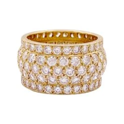 Miller Bague CARTIER "Nigeria" En Or Jaune Et Diamants
