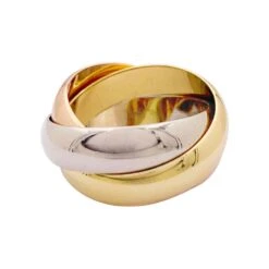 Miller Bague CARTIER "Trinity" En Or Rose, Jaune Et Blanc -Castafiore Boutique bague cartier trinity en or rose jaune et blanc 673489