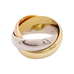 Miller Bague CARTIER "Trinity" En Or Rose, Jaune Et Blanc -Castafiore Boutique bague cartier trinity en or rose jaune et blanc 964362