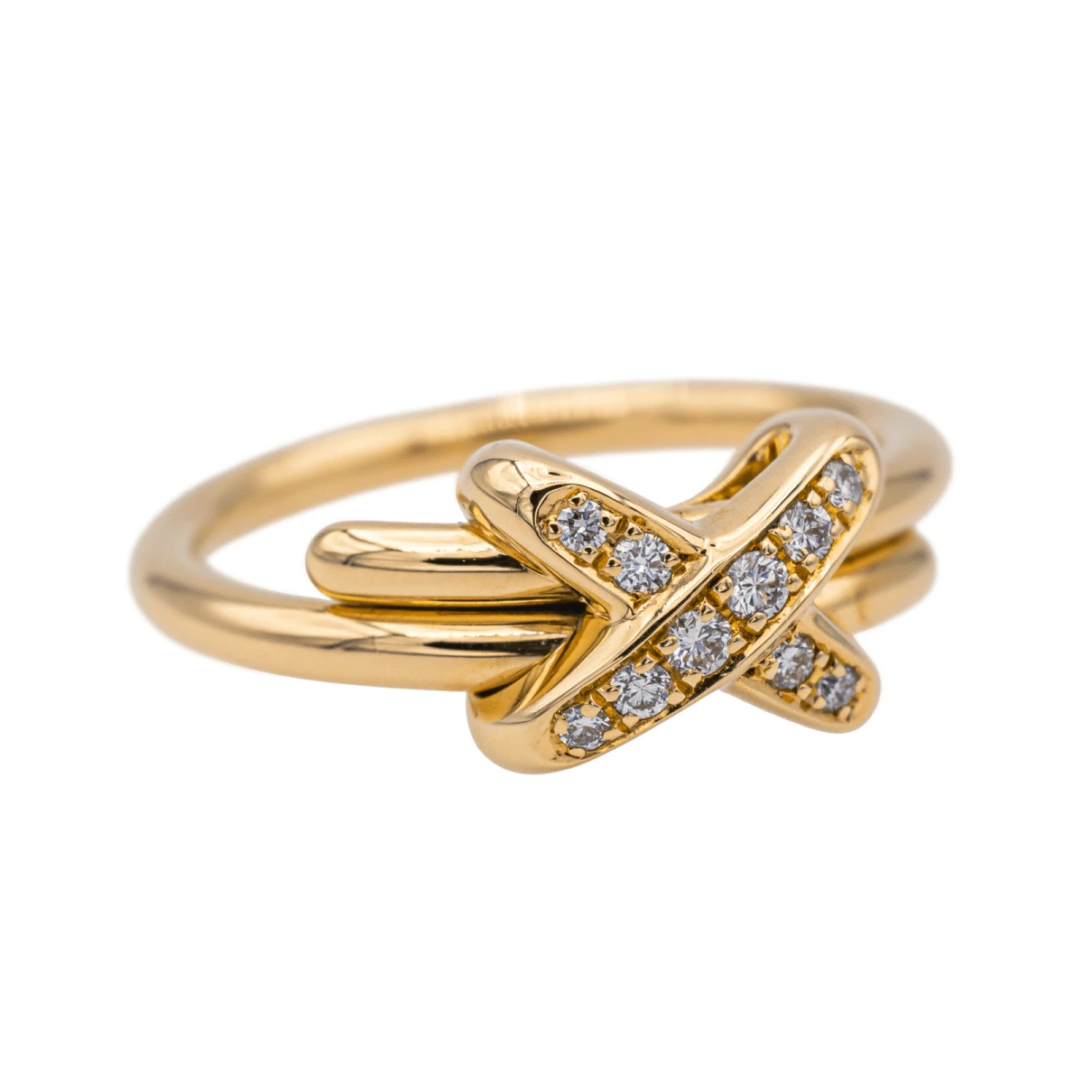 Bague Chaumet "Jeux De Liens" En Or Rose Et Diamants 5 Bague Chaumet "Jeux De Liens" En Or Rose Et Diamants – Image 5