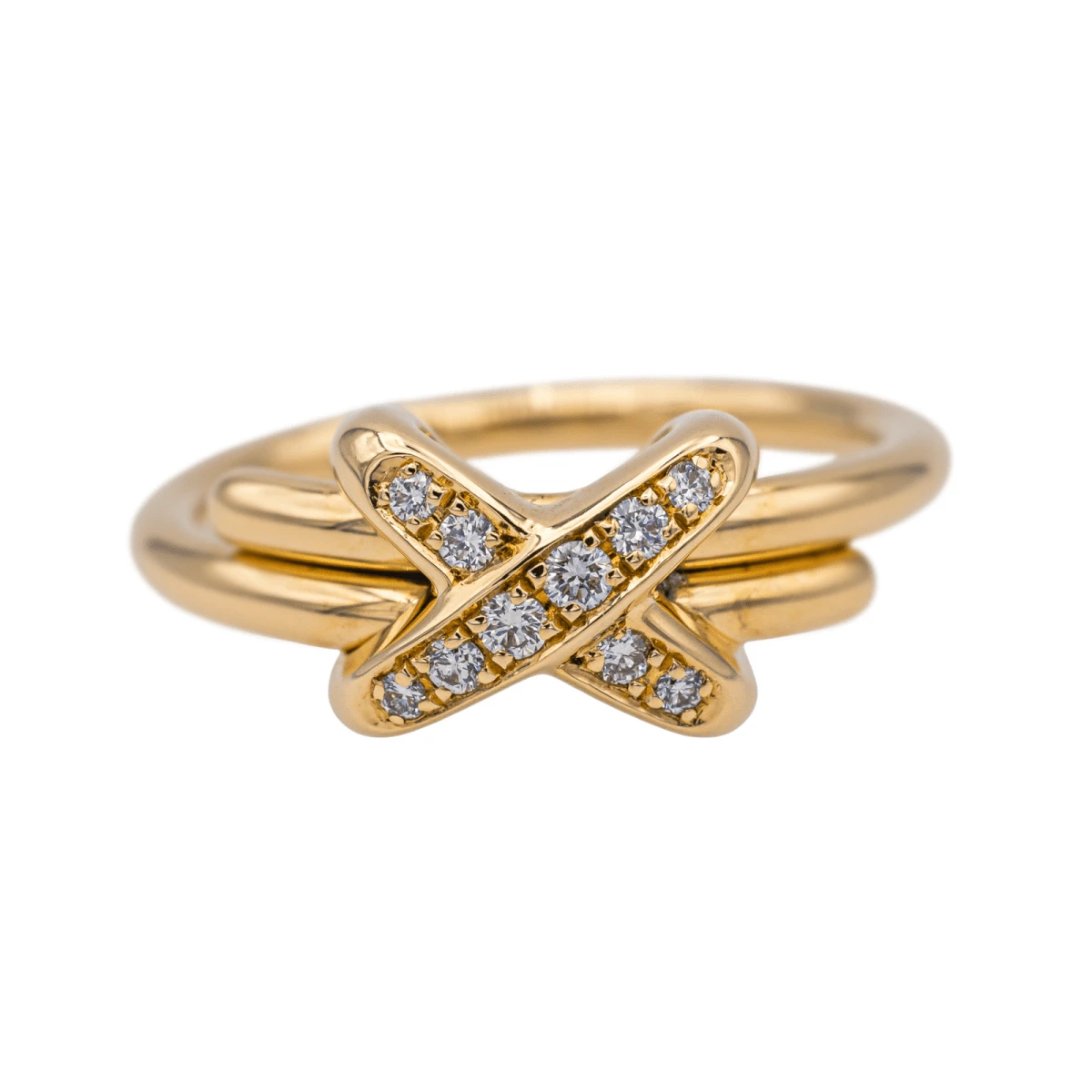 Bague Chaumet "Jeux De Liens" En Or Rose Et Diamants 1 Bague Chaumet "Jeux De Liens" En Or Rose Et Diamants