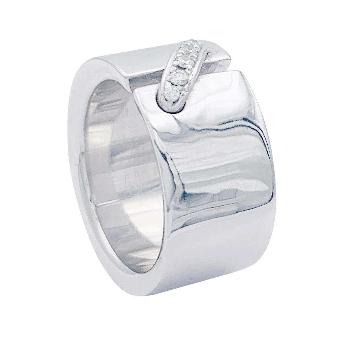 Miller Bague CHAUMET "Liens" En Or Blanc Et Diamants 3 Miller Bague CHAUMET "Liens" En Or Blanc Et Diamants – Image 3