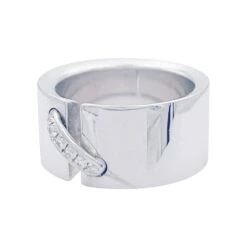 Miller Bague CHAUMET "Liens" En Or Blanc Et Diamants