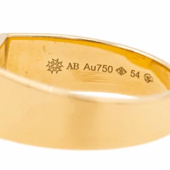 Bague Chevalière ARTHUS BERTRAND X VANRYCKE En Or Jaune Et Diamant -Castafiore Boutique bague chevaliere arthus bertrand x vanrycke en or jaune et diamant 803439