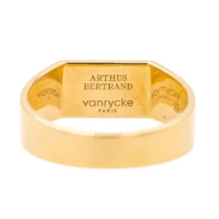 Bague Chevalière ARTHUS BERTRAND X VANRYCKE En Or Jaune Et Diamant -Castafiore Boutique bague chevaliere arthus bertrand x vanrycke en or jaune et diamant 904665