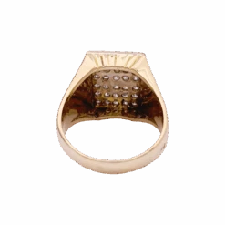 Miller Bague Chevalière En Or Jaune Et Diamants -Castafiore Boutique bague chevaliere en or jaune et diamants 613809