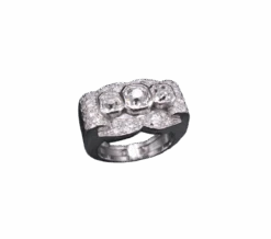 Bague Chevalière En Platine Et Diamants 5 Bague Chevalière En Platine Et Diamants -Castafiore Boutique bague chevaliere en platine et diamants 549644