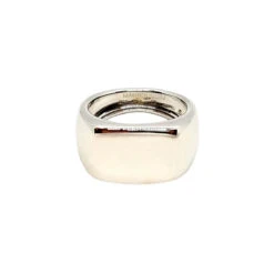 Bague Chevalière MAUBOUSSIN "Grande Cocotte" En Or Blanc