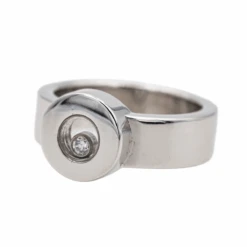 Bague CHOPARD "Happy Diamonds En Or Blanc Et Diamant 9 Bague CHOPARD "Happy Diamonds En Or Blanc Et Diamant -Castafiore Boutique bague chopard happy diamonds en or blanc et diamant 331505
