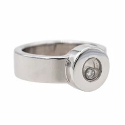 Bague CHOPARD "Happy Diamonds En Or Blanc Et Diamant 12 Bague CHOPARD "Happy Diamonds En Or Blanc Et Diamant -Castafiore Boutique bague chopard happy diamonds en or blanc et diamant 428543