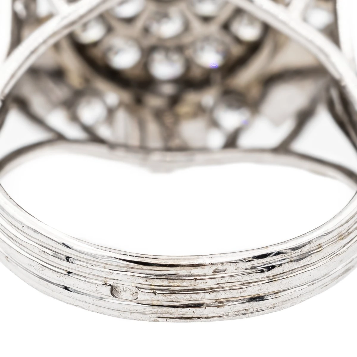 Bague Cocktail En Or Blanc Et Diamant 5 Bague Cocktail En Or Blanc Et Diamant – Image 5