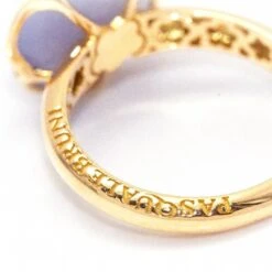 Bague BON TON Bleu PASQUALE BRUNI 12 Bague BON TON Bleu PASQUALE BRUNI -Castafiore Boutique bague cocktail pasquale bruni en or et calcedoine 705600