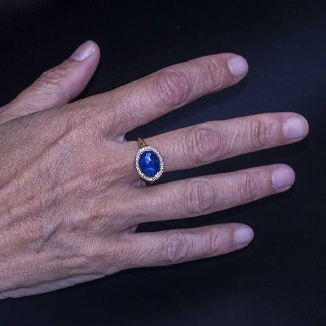 Bague DANZE Avec Saphir Et Diamant 2 Bague DANZE Avec Saphir Et Diamant – Image 2