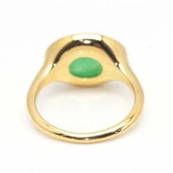 Bague DANZE En Or Jaune, Chrysoprase Et Diamants -Castafiore Boutique bague danze or jaune et diamants 379236
