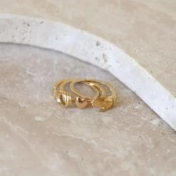 Bague Alliance En Or -Castafiore Boutique bague de foi fede or jaune 147928