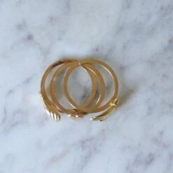 Bague Alliance En Or -Castafiore Boutique bague de foi fede or jaune 425152