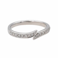 Bague Demi Alliance En Platine Et Diamant 12 Bague Demi Alliance En Platine Et Diamant -Castafiore Boutique bague demi alliance en platine et diamant 208915