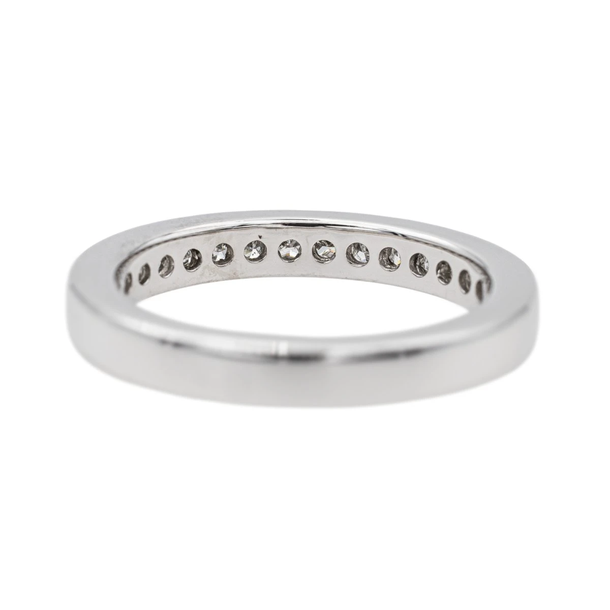 Bague Demi-Alliance Platine Diamant 6 Bague Demi-Alliance Platine Diamant – Image 6