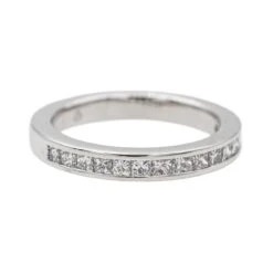 Bague Demi-Alliance Platine Diamant 14 Bague Demi-Alliance Platine Diamant -Castafiore Boutique bague demi alliance platine diamant 462276