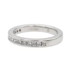 Bague Demi-Alliance Platine Diamant 10 Bague Demi-Alliance Platine Diamant -Castafiore Boutique bague demi alliance platine diamant 810964