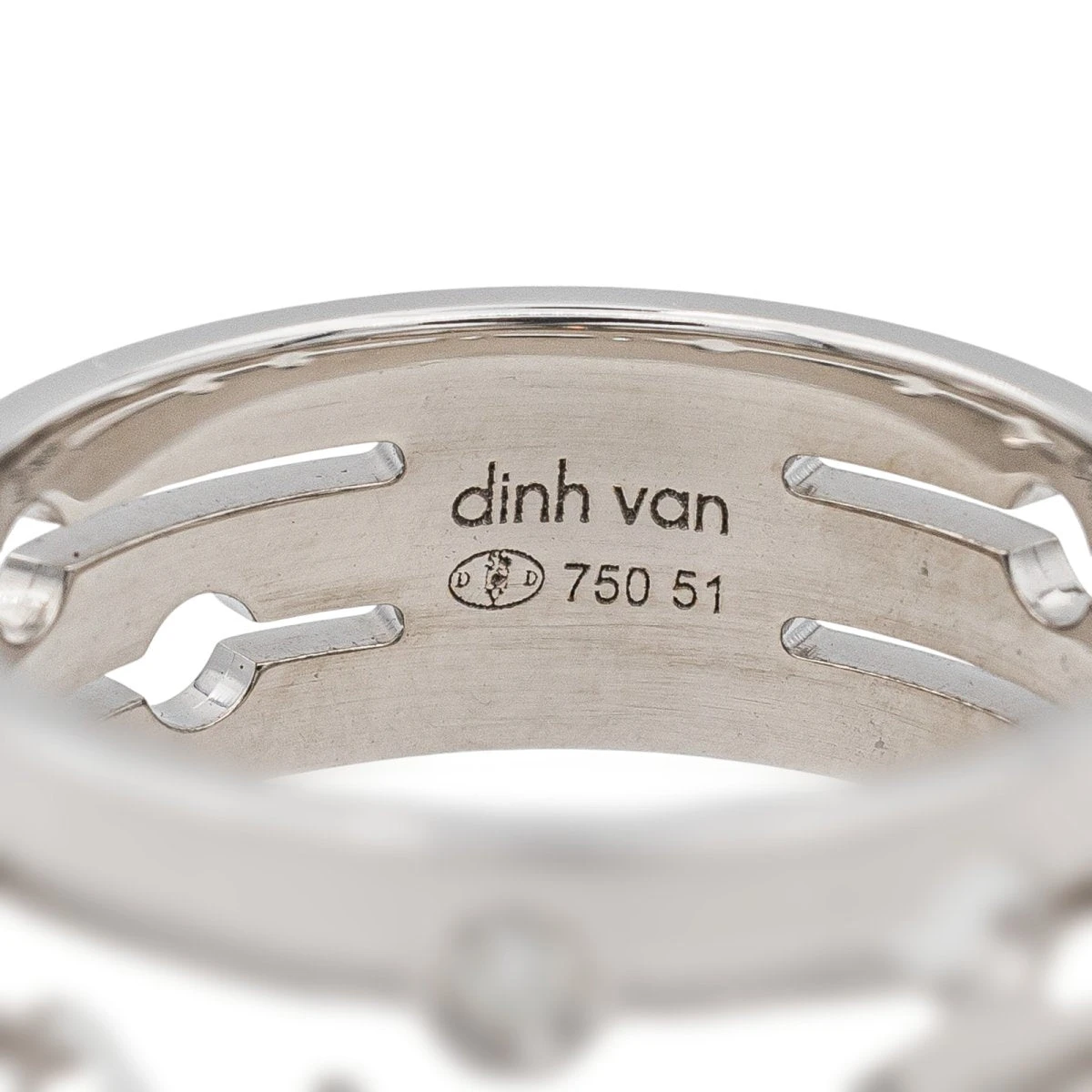 Bague DINH VAN "Pulse" En Or Blanc Et Diamant 5 Bague DINH VAN "Pulse" En Or Blanc Et Diamant – Image 5