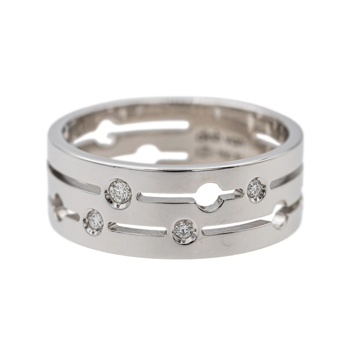 Bague DINH VAN "Pulse" En Or Blanc Et Diamant 4 Bague DINH VAN "Pulse" En Or Blanc Et Diamant – Image 4