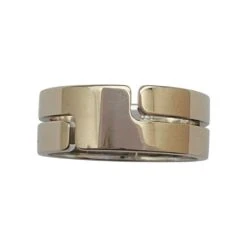 Miller Bague Bandeau DINH VAN "Seventies" MM En Or Blanc