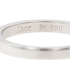 Bague DIOR En Platine Et Diamant -Castafiore Boutique bague dior platine diamant 170364