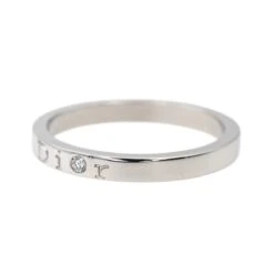Bague DIOR En Platine Et Diamant -Castafiore Boutique bague dior platine diamant 241752