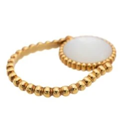 Bague Dior Rose Des Vents Or Jaune Diamant -Castafiore Boutique bague dior rose des vents or jaune diamant 848391