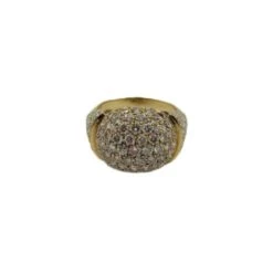 Bague Dôme CARTIER En Or Jaune Et Diamants