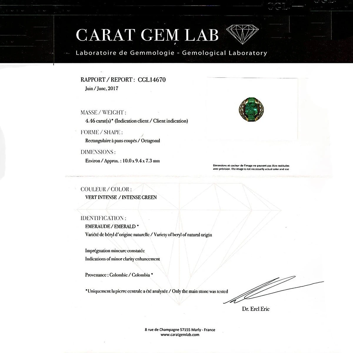 Miller Bague Dôme émeraudes, Diamants 8 Miller Bague Dôme émeraudes, Diamants – Image 8