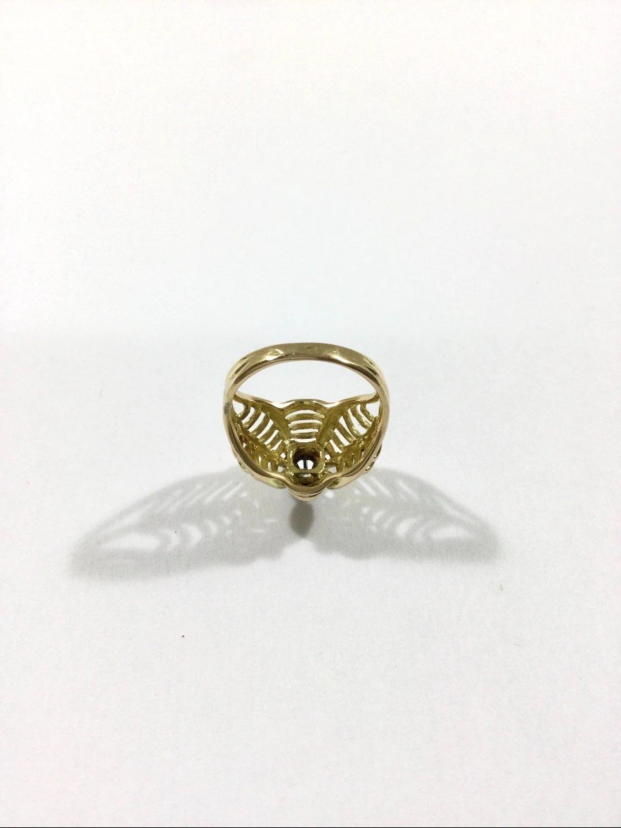 Bague Dôme En Or Jaune Et Diamant 6 Bague Dôme En Or Jaune Et Diamant – Image 6