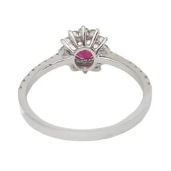 Bague En Or Blanc, Rubis Et Diamants 13 Bague En Or Blanc, Rubis Et Diamants -Castafiore Boutique bague en or blanc rubis et diamants 411305