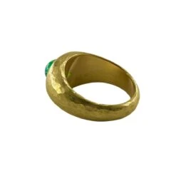 Bague En Or Jaune Et émeraude -Castafiore Boutique bague en or jaune et emeraude 522901